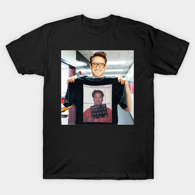 The same Robert Downey Jr pic photoshopped everywhere 2 T-Shirt by Lukasking Tees